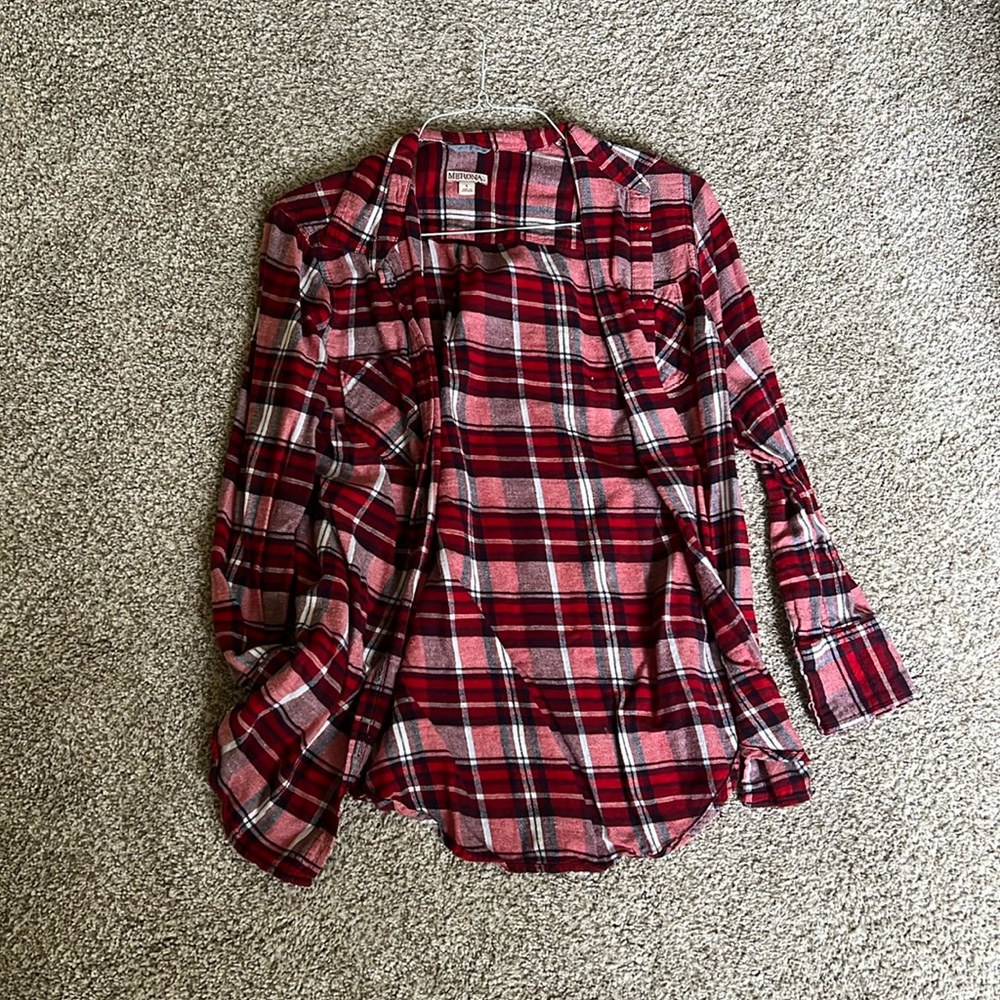 Red flannel shirt